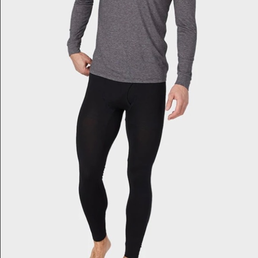 32 Degrees amen’s Base Layer Pant Black 2 Pack